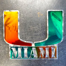 Miami Hurricanes Custom Metal
