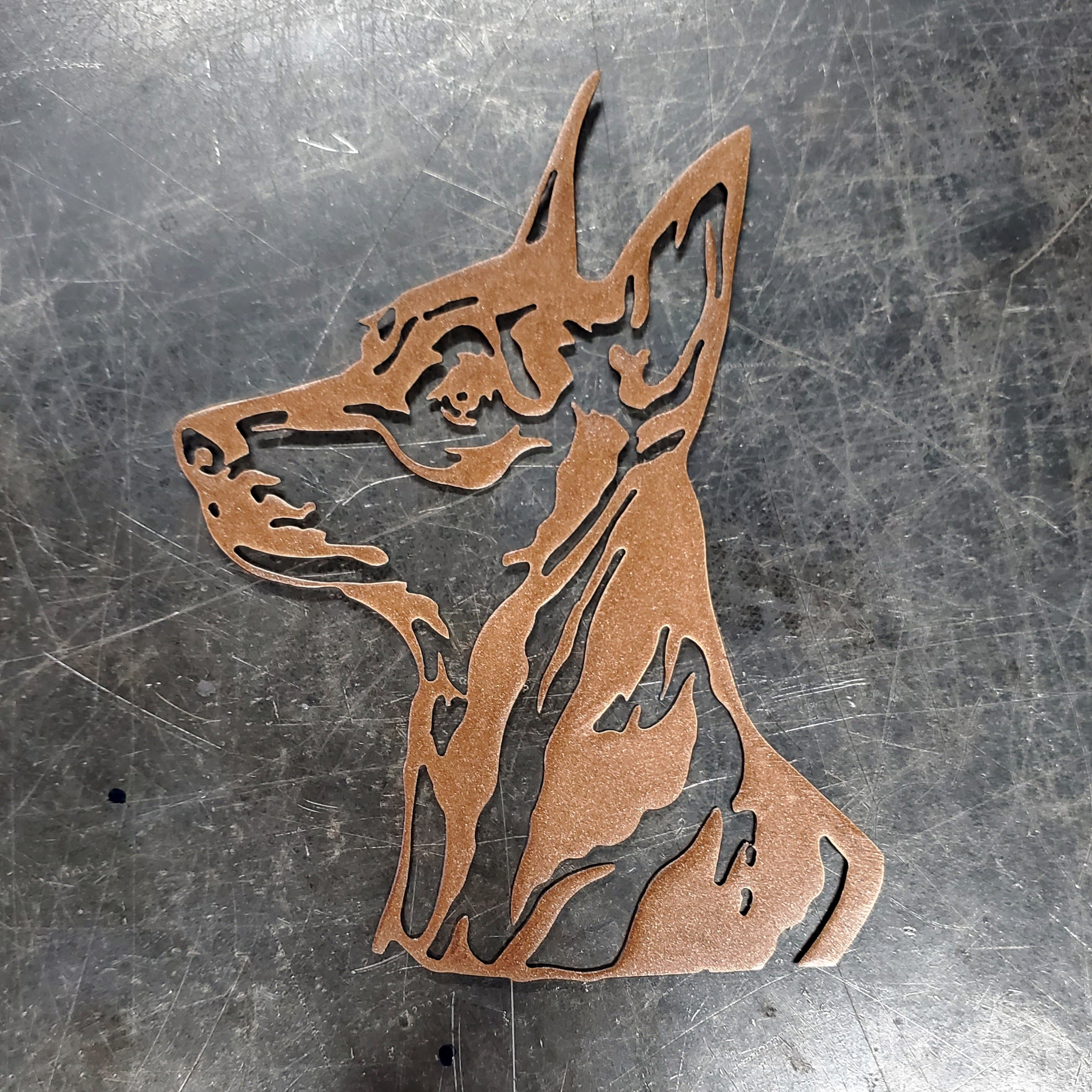 Miniature Pinscher Metal Art