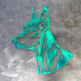 Miniature Pinscher Metal Wall Art