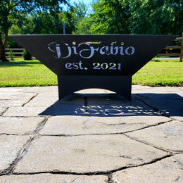 Custom Logo | Fire Pit Side Design