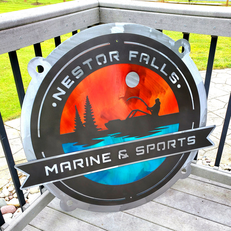 Custom Nautical & Coastal Metal Signs