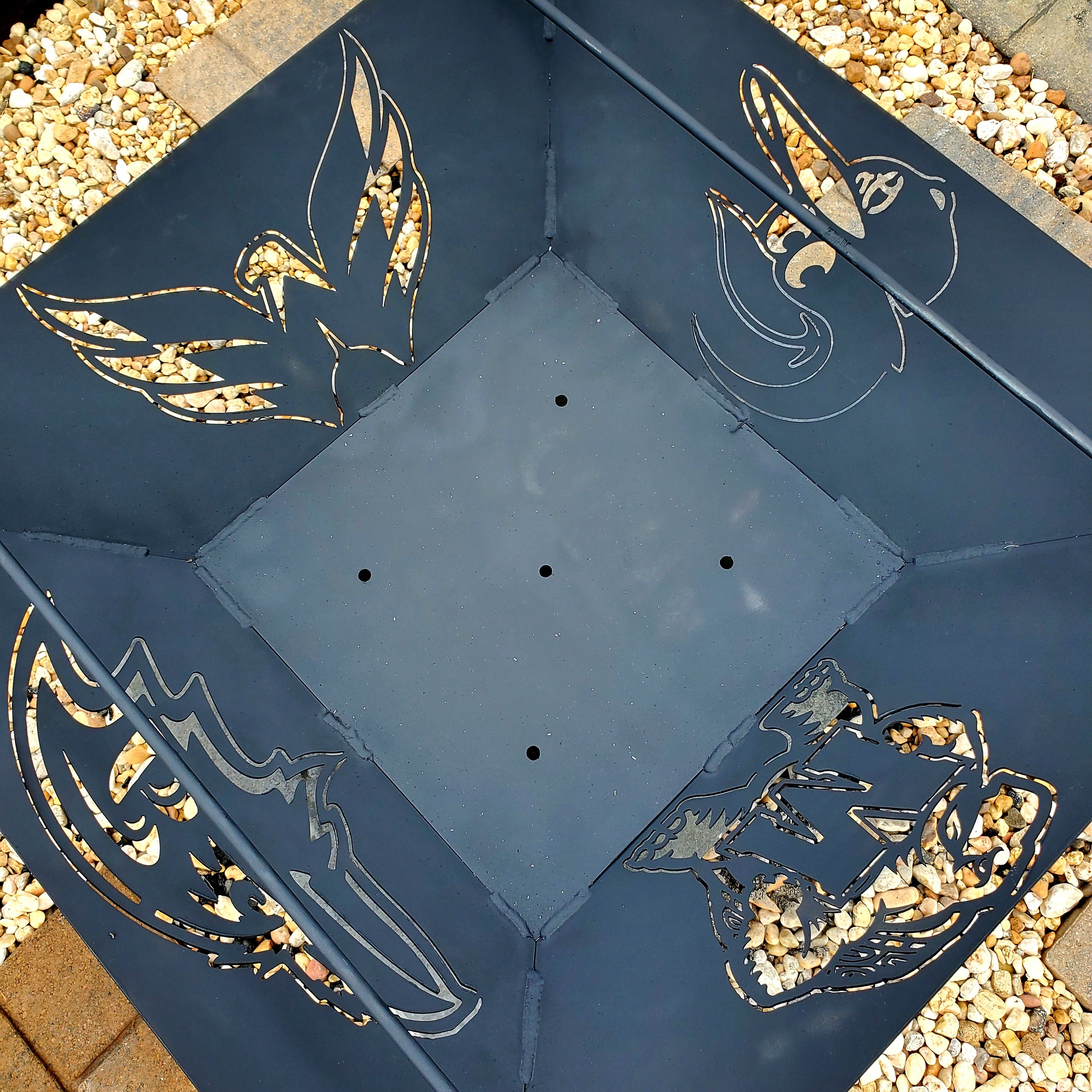 Custom Sports Fire Pit Designs