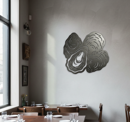 Oyster Metal Wall Art