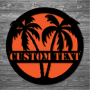 Palm Trees Personalized Sign