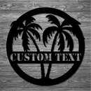 Palm Trees Personalized Sign