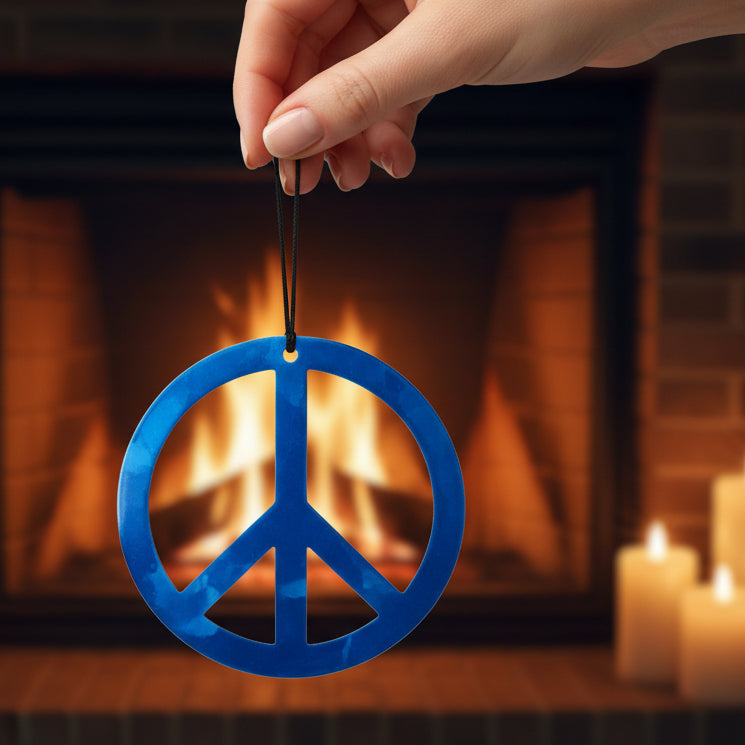 Peace Sign Ornament