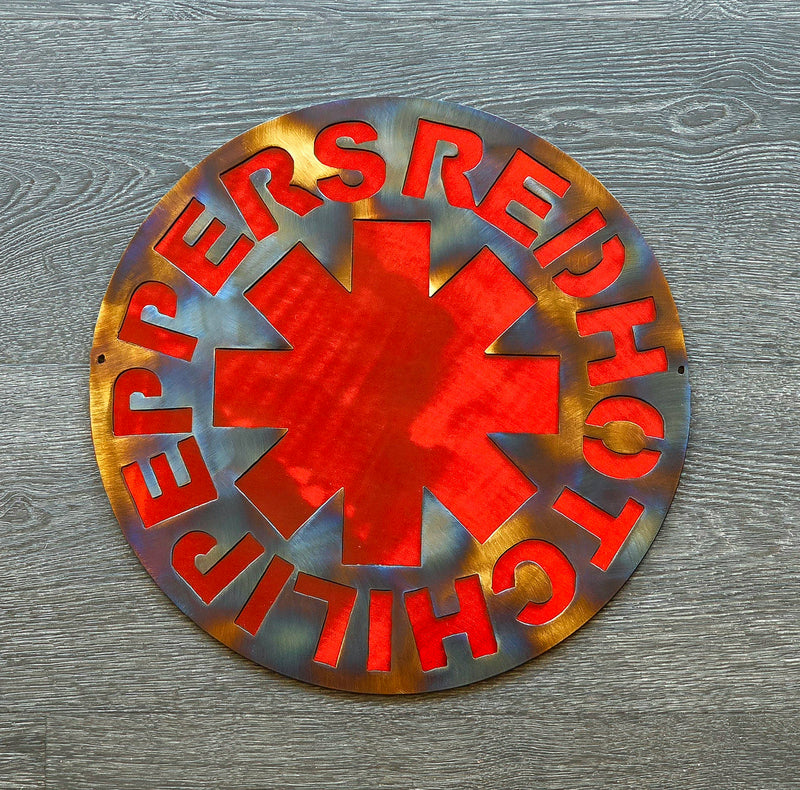 Red Hot Chili Peppers Metal Art