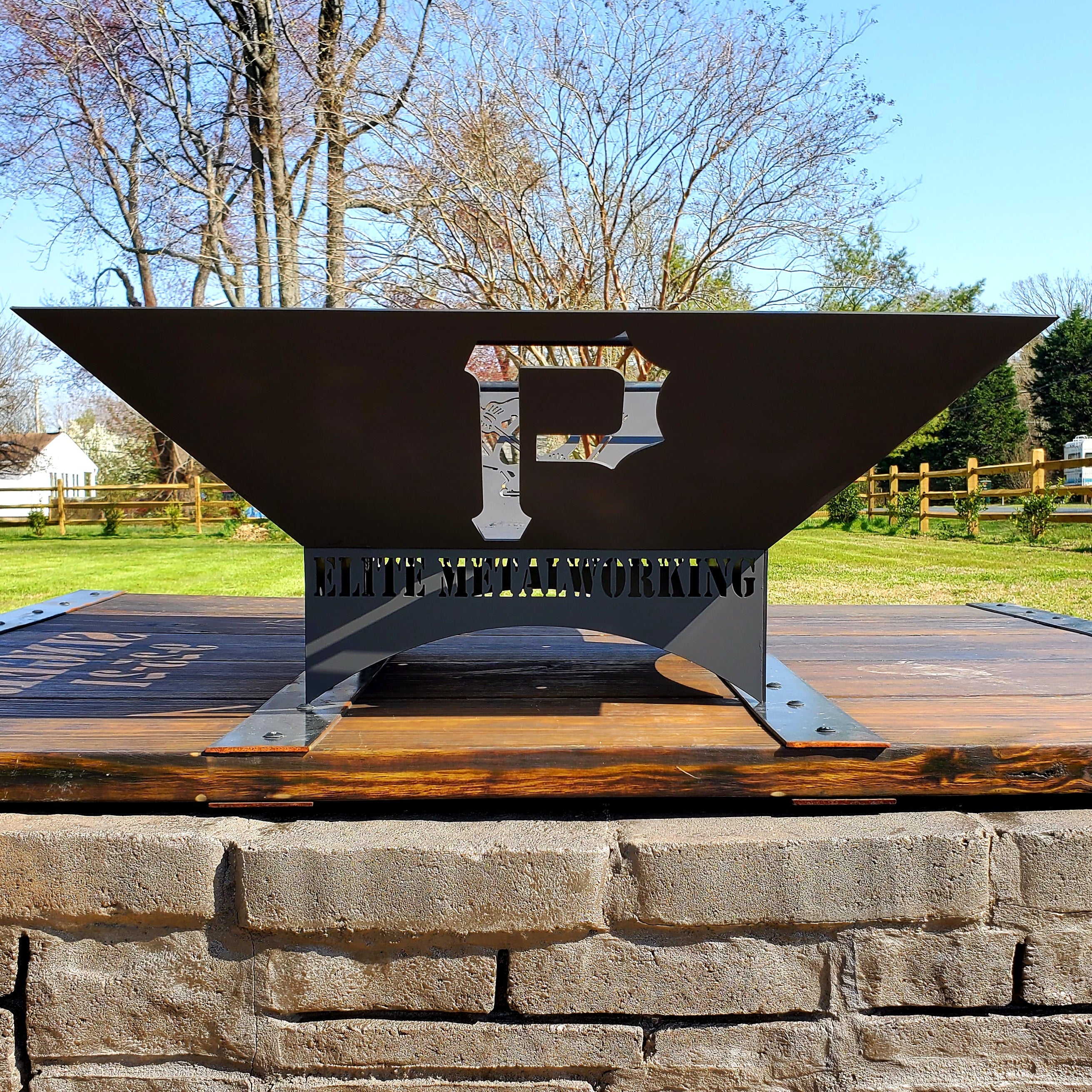 Custom Sports Fire Pit Designs