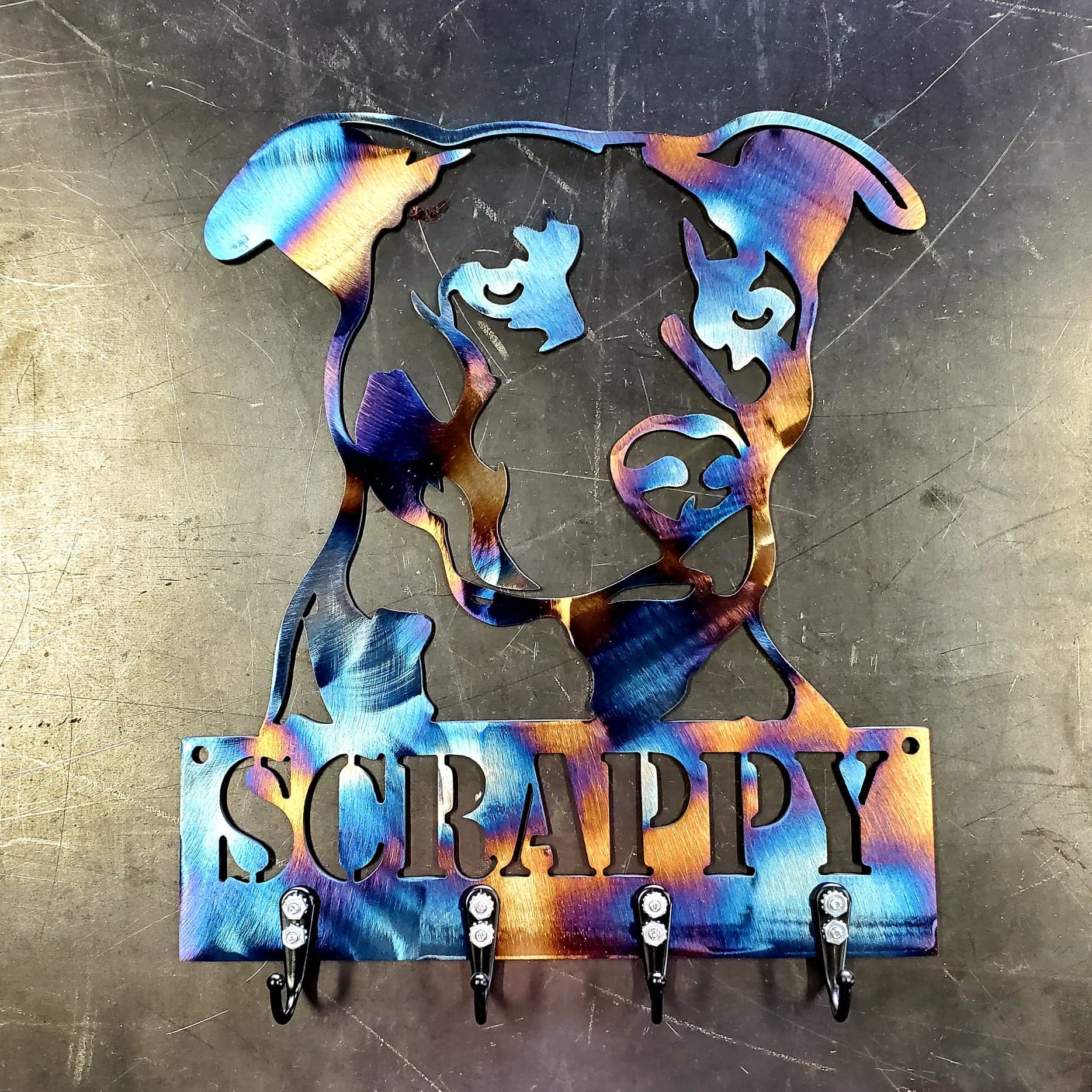 Pitbull #1 Metal Art