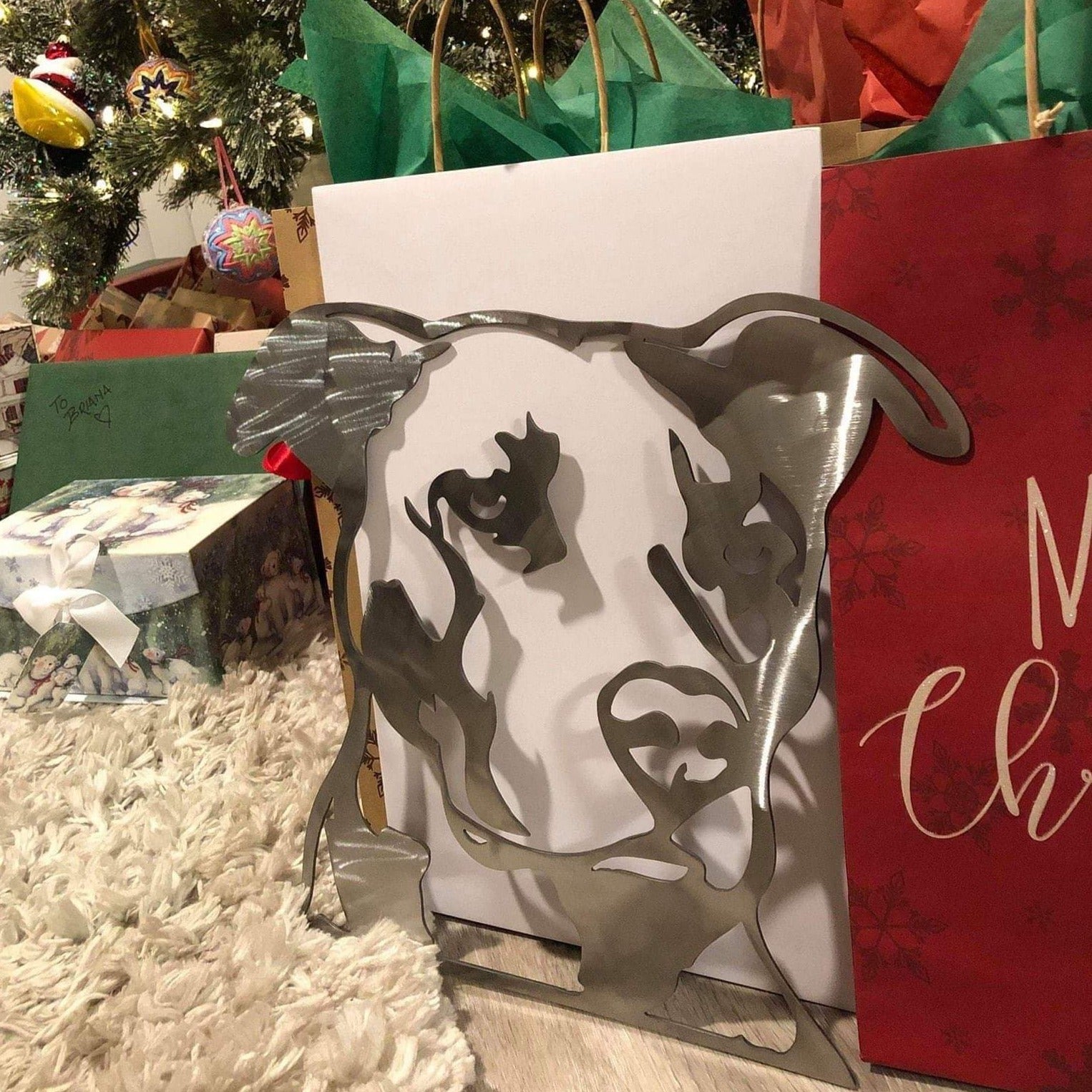 Pitbull #1 Metal Art