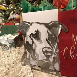 Pitbull Metal Wall Art