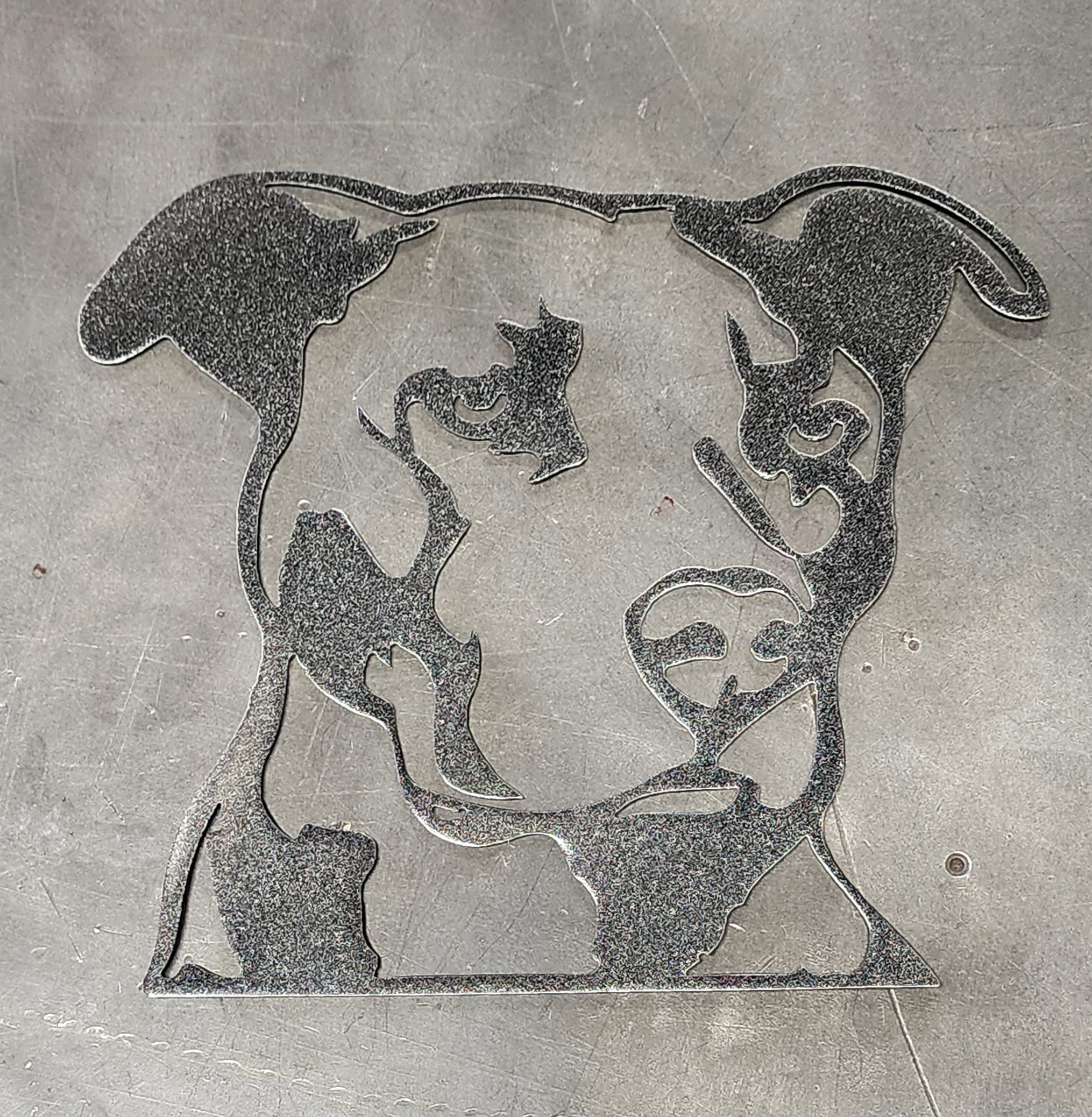 Pitbull #1 Metal Art