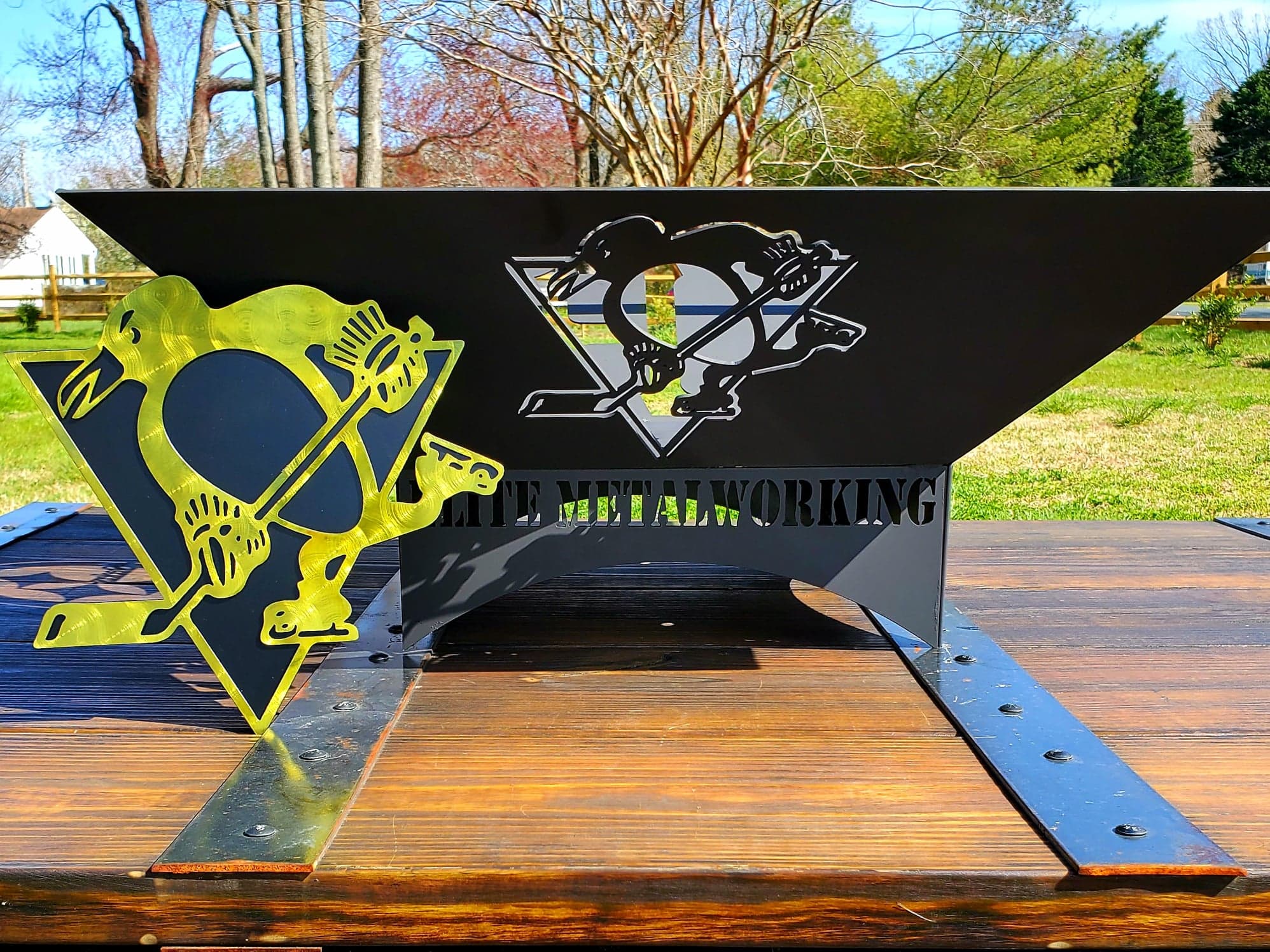 Pittsburgh Penguins Custom Metal