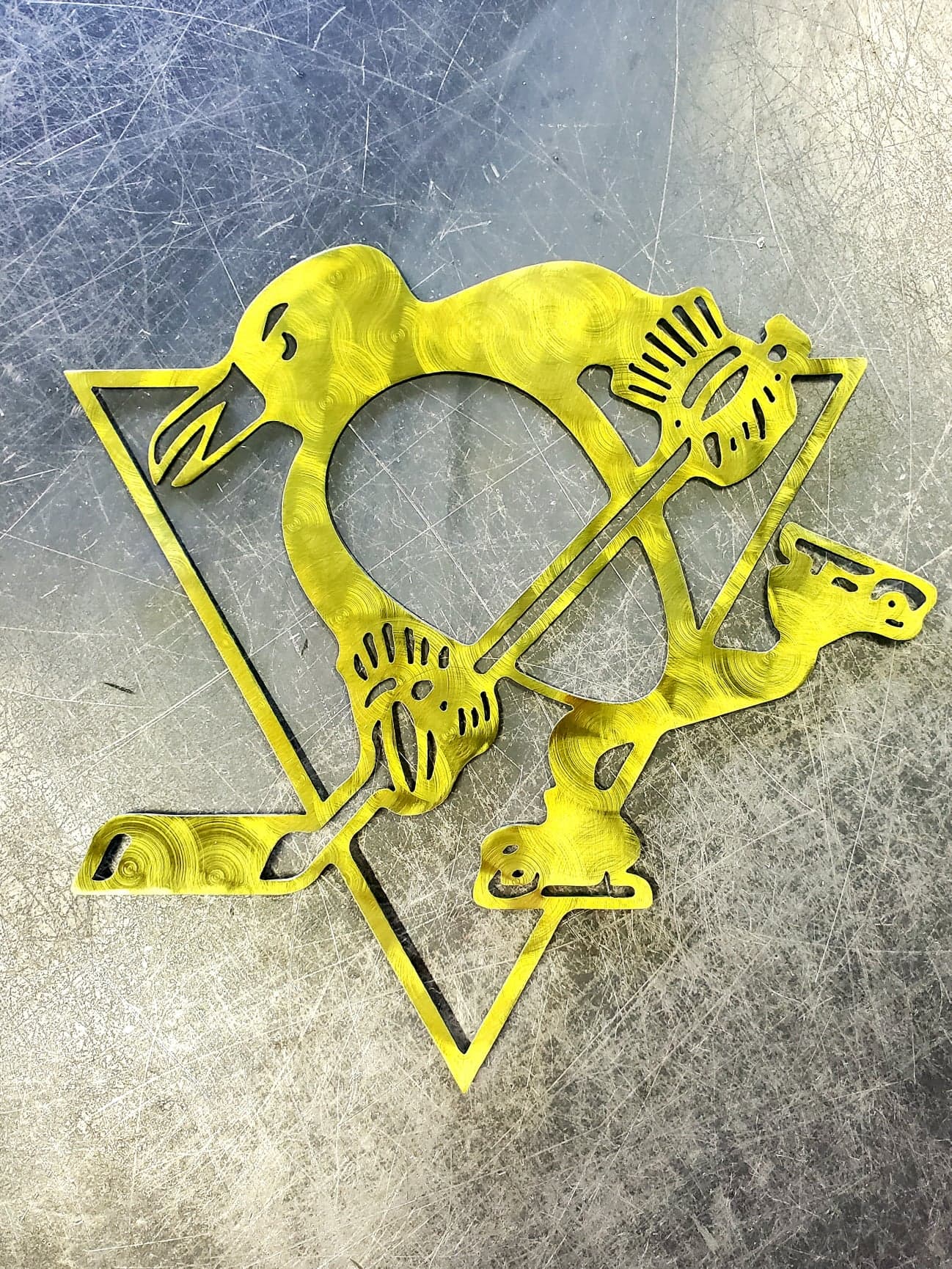 Pittsburgh Penguins Custom Metal