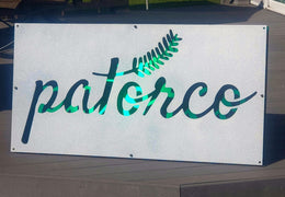 Patorco business lettering by Elite Metalworking