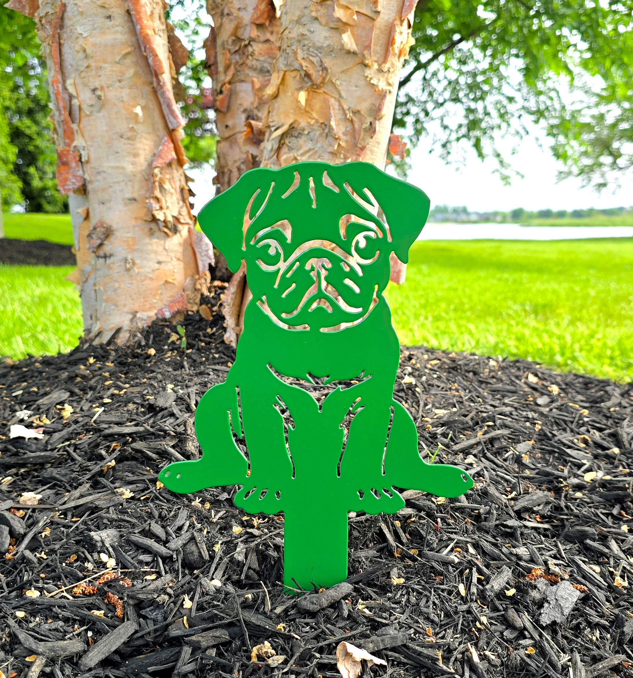 Pug #5 Lawn & Garden Stake