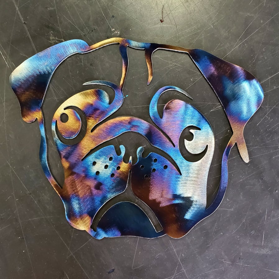 Pug #1 Metal Art