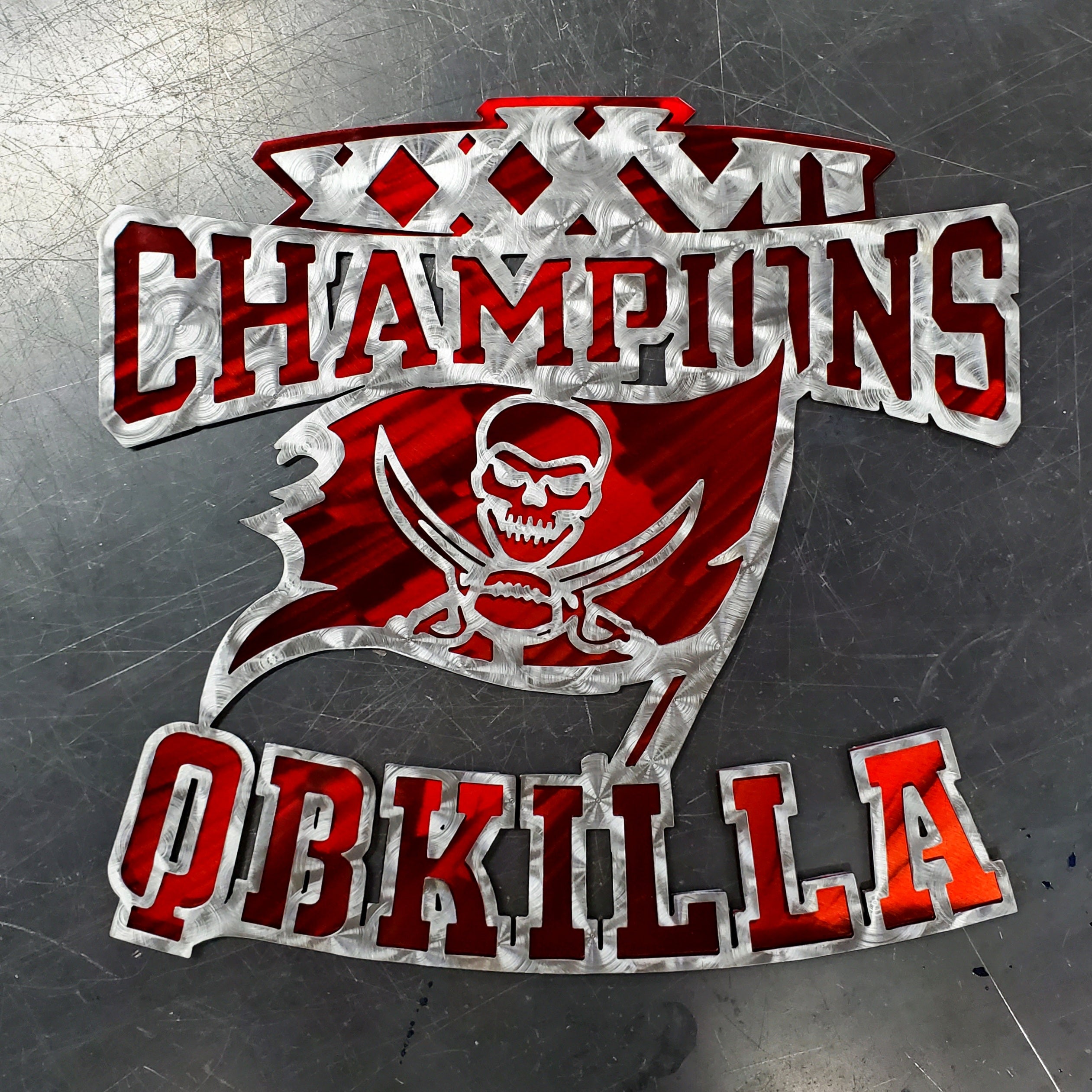 Tampa Bay Buccaneers Custom Metal