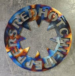 Red Hot Chili Peppers Metal Wall Art