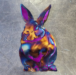 Rabbit Metal Wall Art