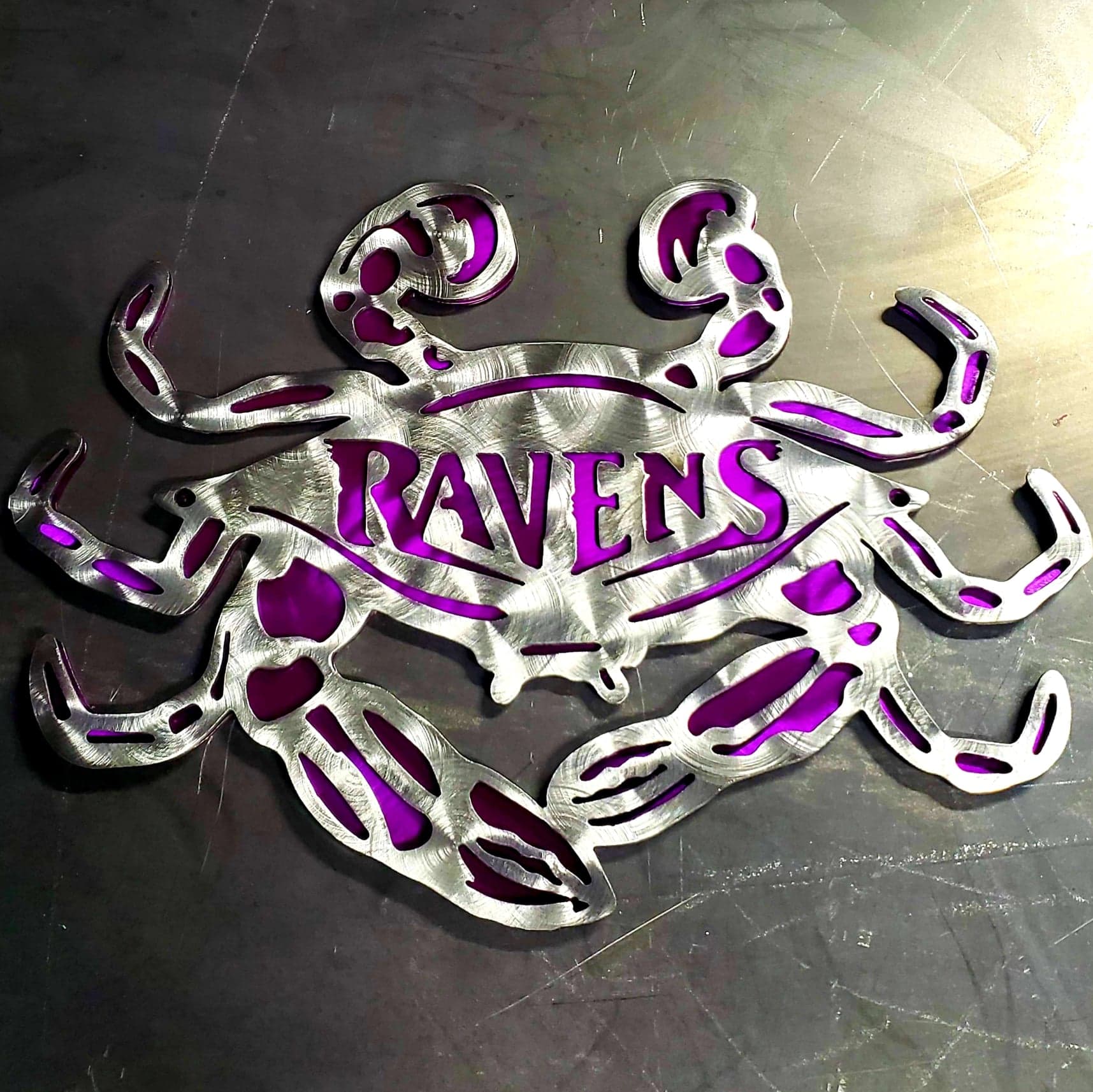 Baltimore Ravens Custom Metal