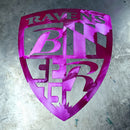 Baltimore Ravens Custom Metal