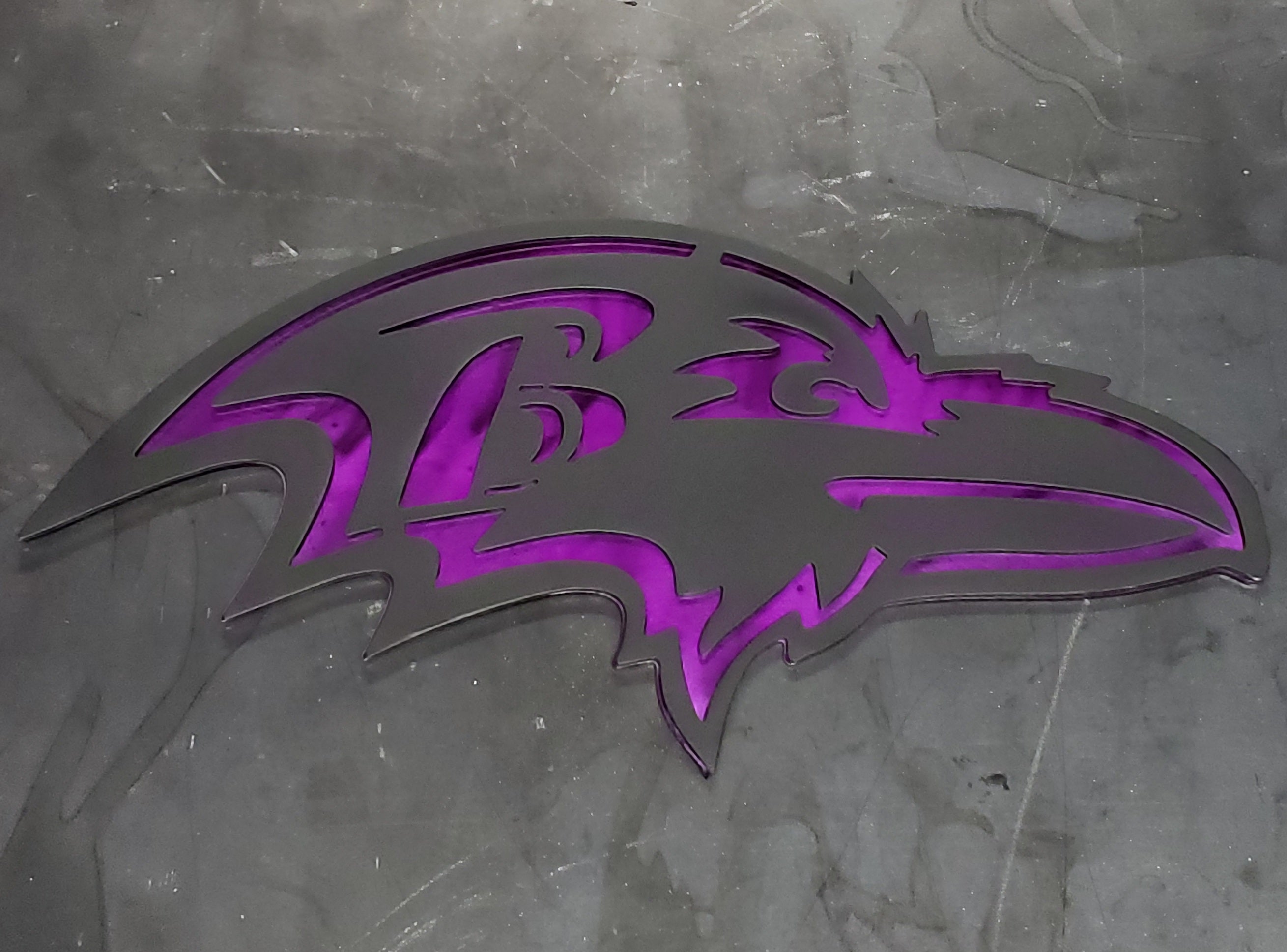 Baltimore Ravens Custom Metal
