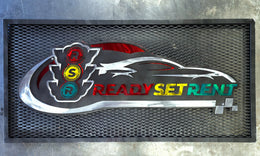Ready Set Rent vehicle logo by Elite Metalworking