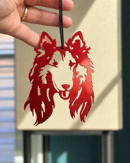 Rough Collie Ornament