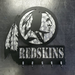 Powder coated sports team metal artwork by Elite Metalworking