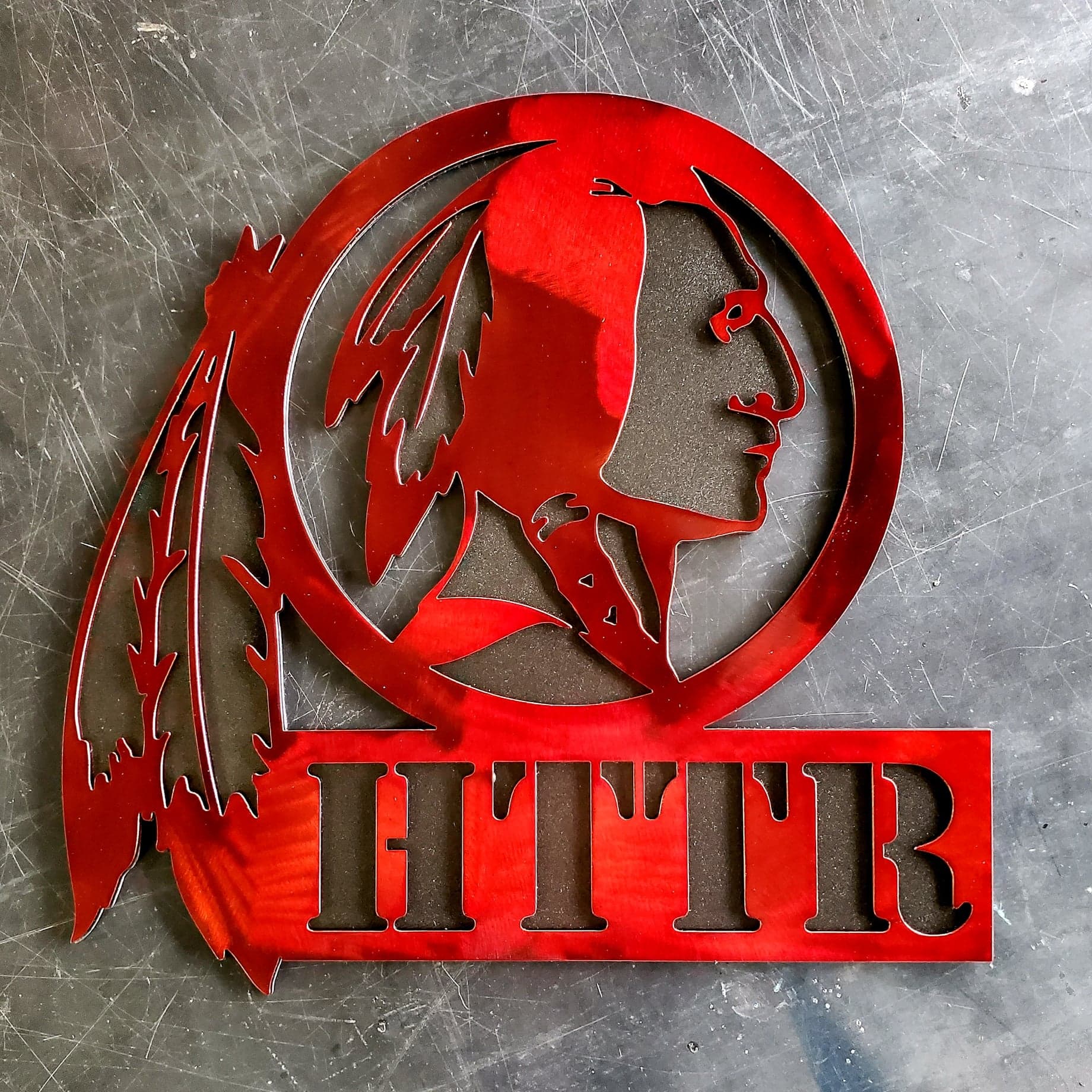 Washington Redskins (Commanders) Custom Metal