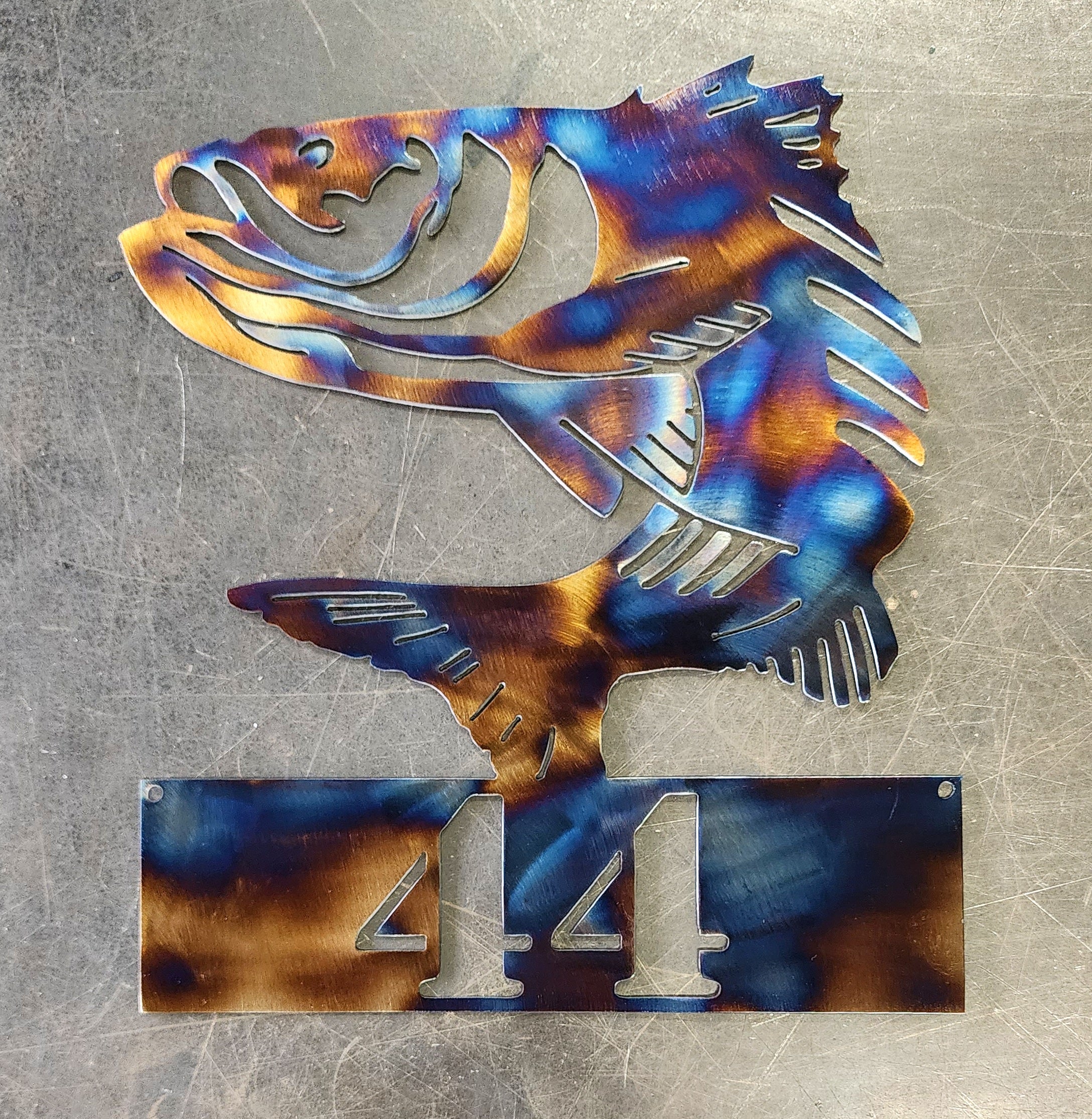 Striped Bass (Rockfish) #1 Metal Art