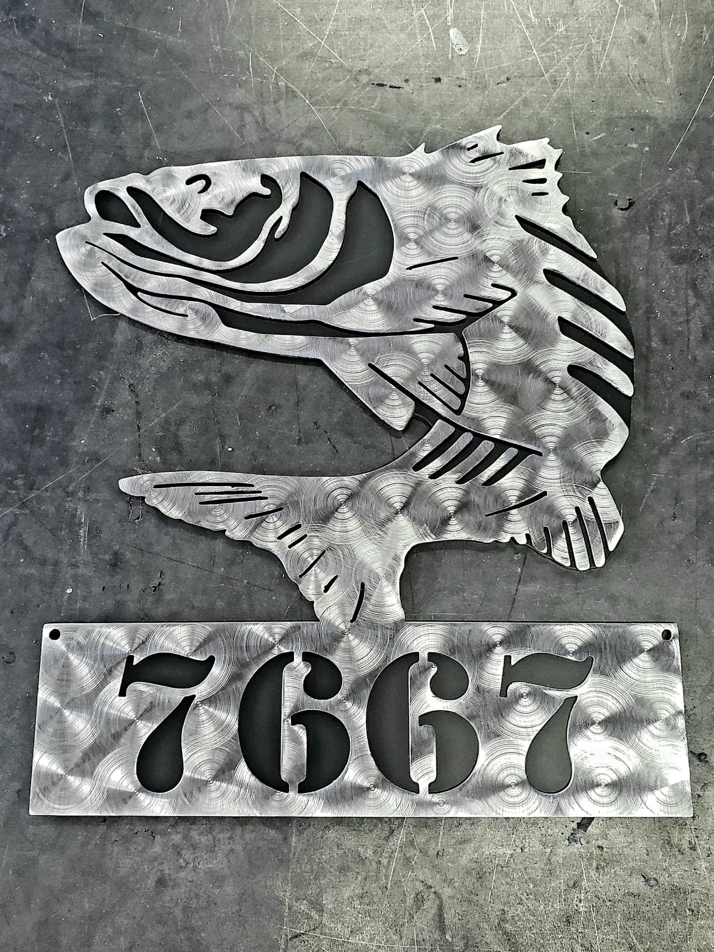 Striped Bass (Rockfish) #1 Metal Art