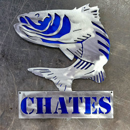 Striped Bass (Rockfish) Metal Wall Art