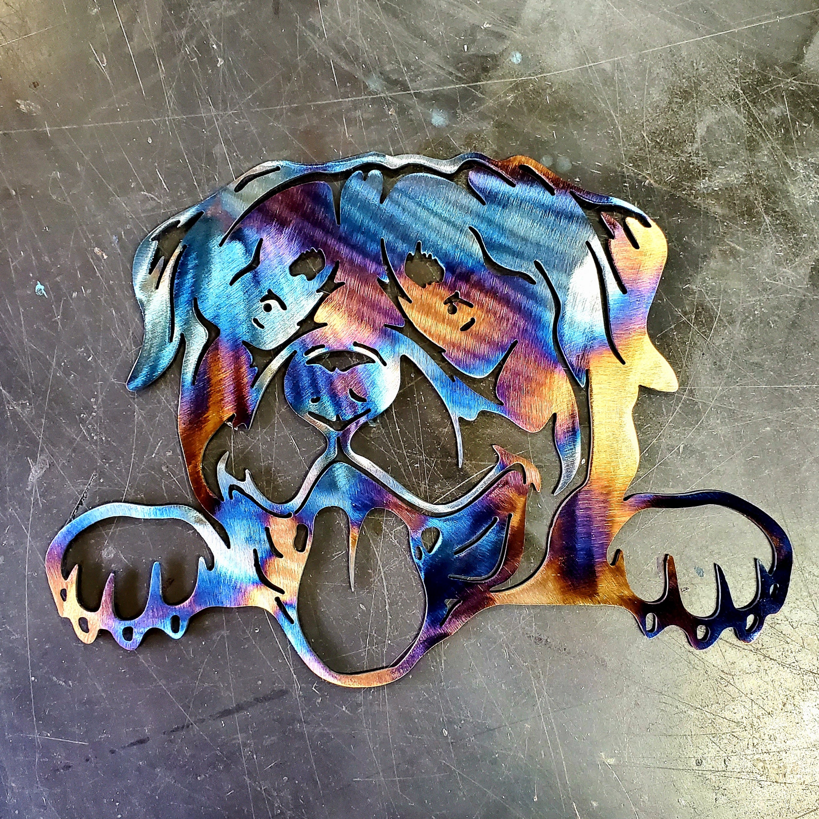 Rottweiler #1 Metal Art