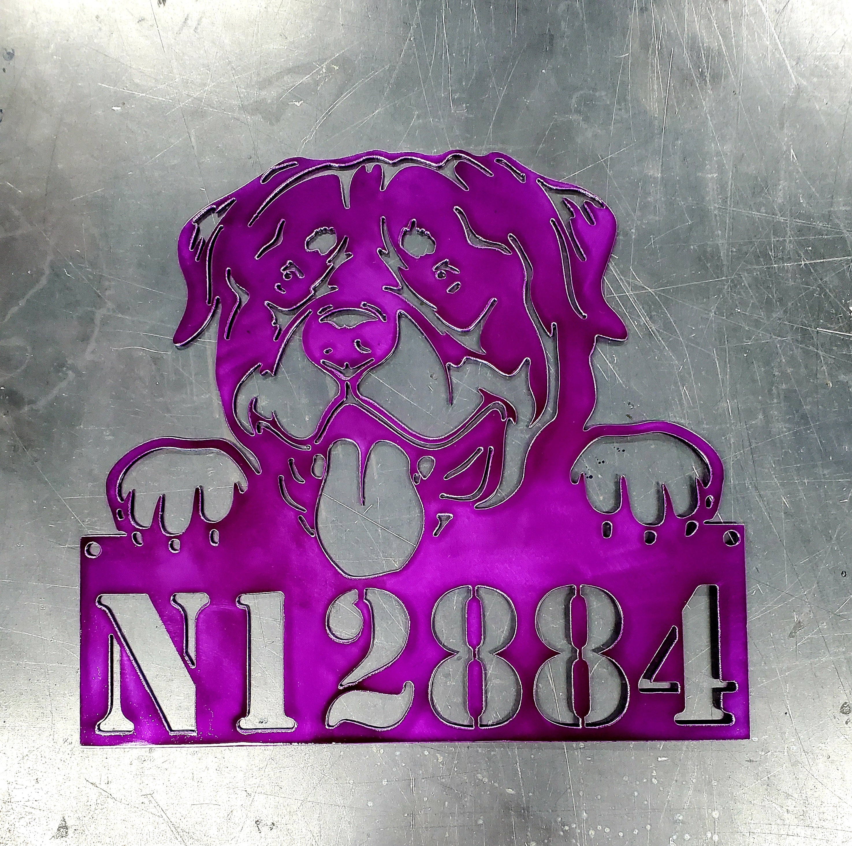 Rottweiler #1 Metal Art