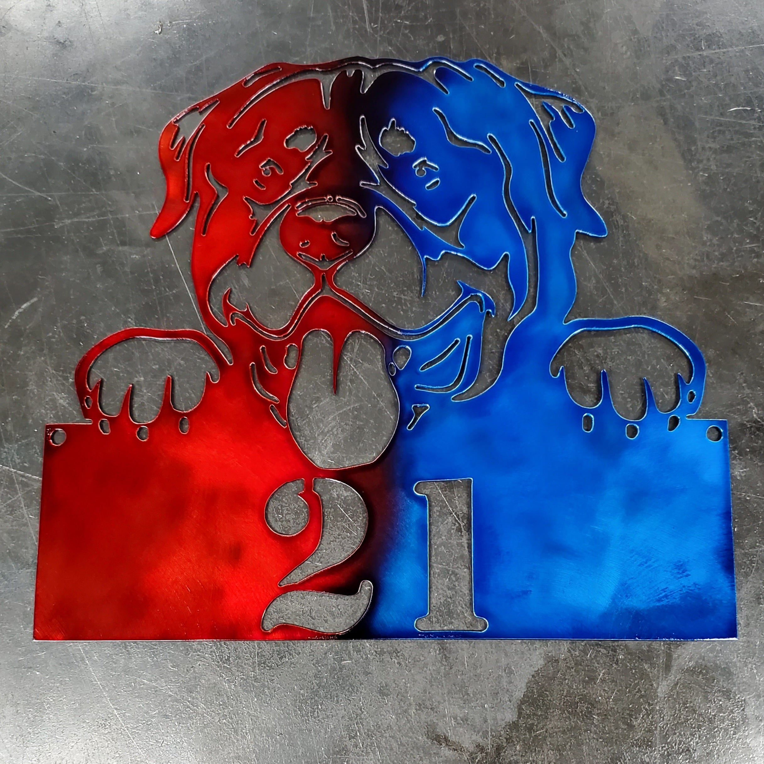 Rottweiler #1 Metal Art