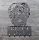 Black Russian Terrier Key & Leash Hanger