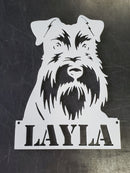 Schnauzer Metal Art