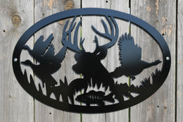 Wildlife Hunting & Fishing Metal Wall Art