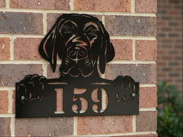 Labrador Retriever Personalized Metal Sign