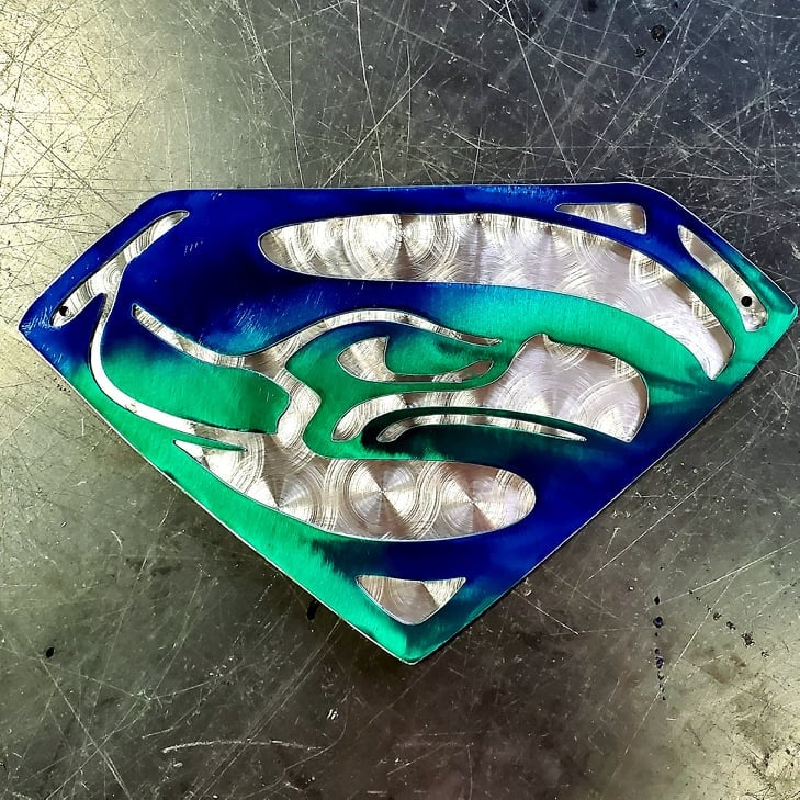 Seattle Seahawks Custom Metal