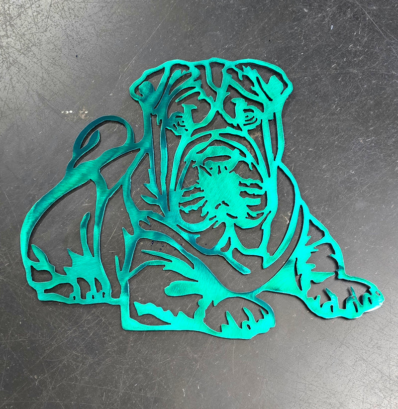 Shar Pei Metal Art