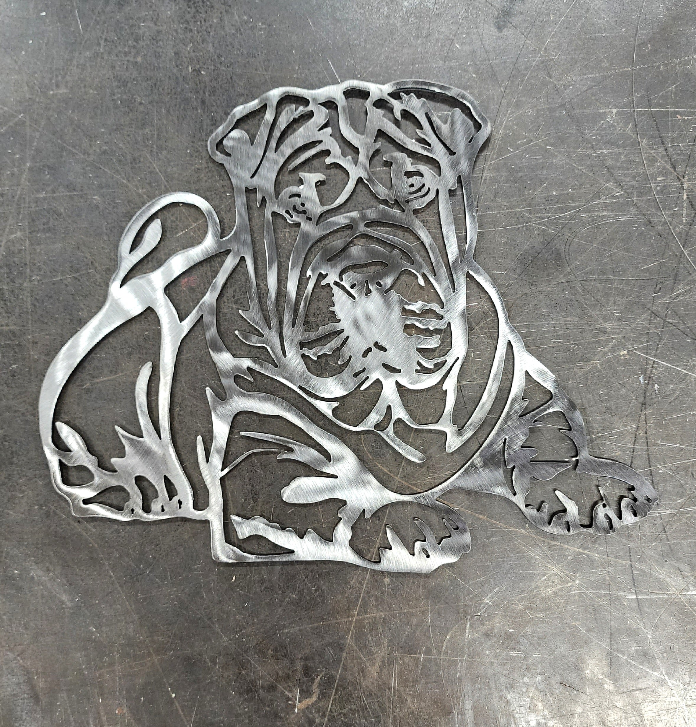 Shar Pei Metal Art