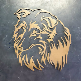 Sheltie Metal Wall Art