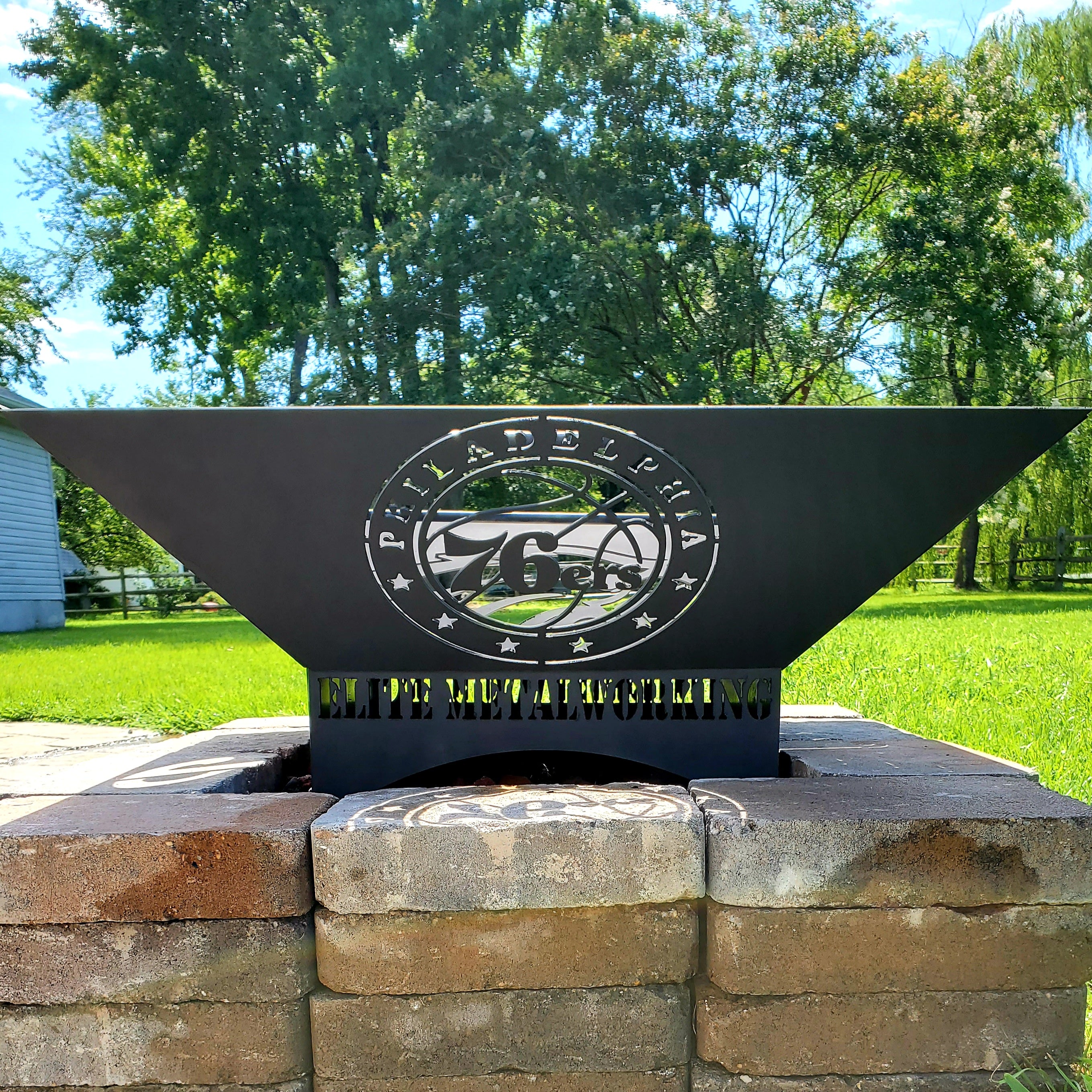 Custom Sports Fire Pit Designs