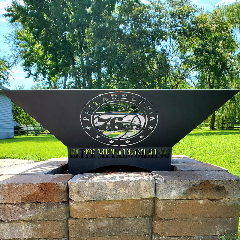 Custom Sports Logos -Fire Pit Side Design