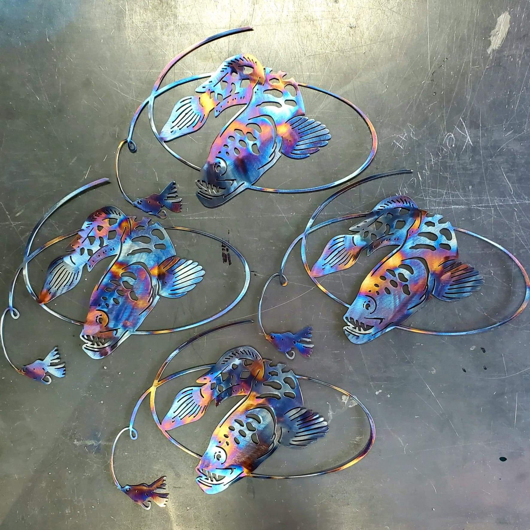 Northern Snakehead #1 Metal Art