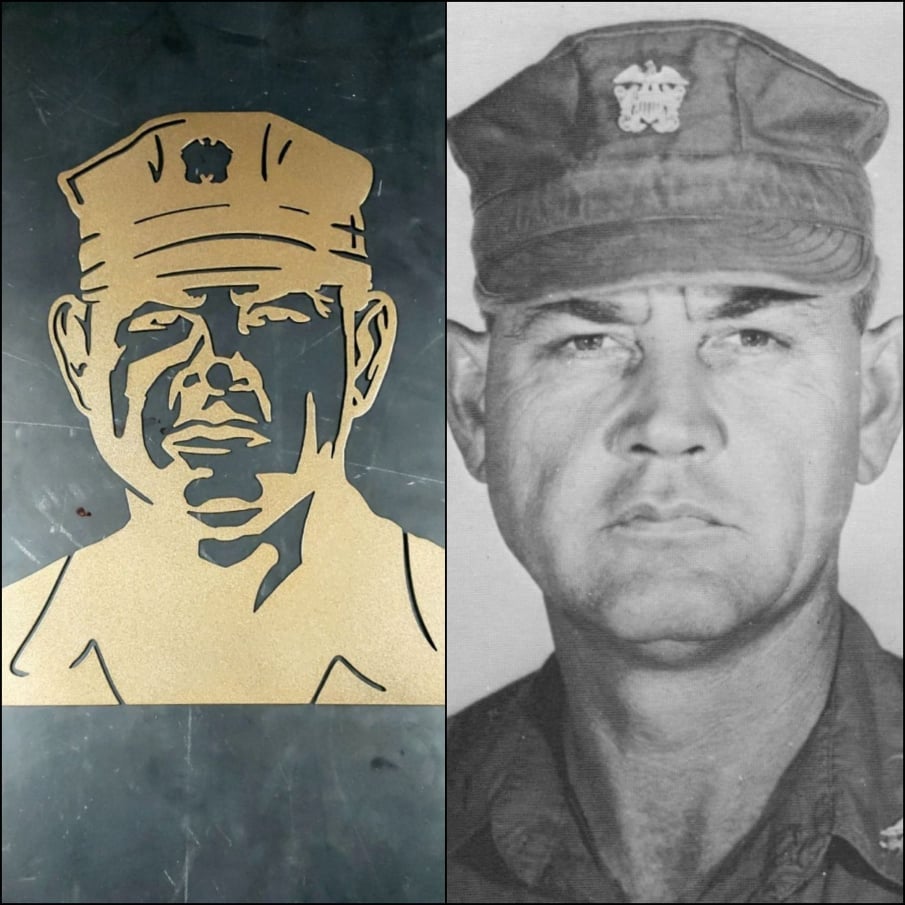 Custom metal art example by Elite Metalworking