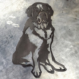 St. Bernard Metal Wall Art